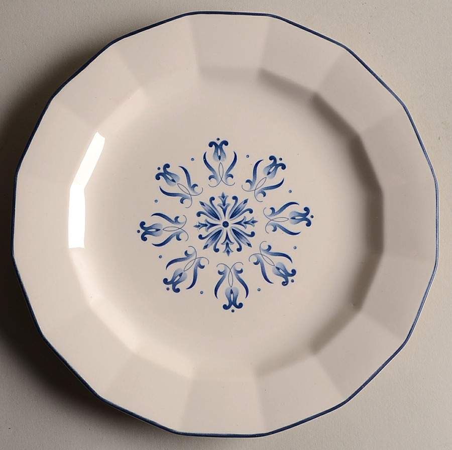 Blue Dane Salad Plate by Harker-1
