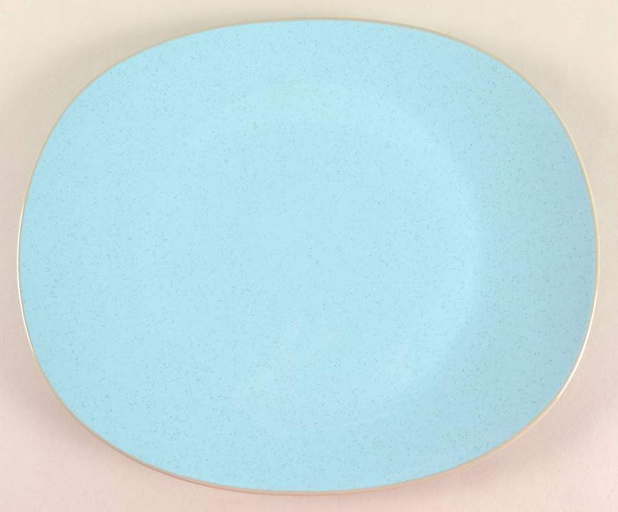 Blue Mist 13" Oval Serving Platter by Harker-1