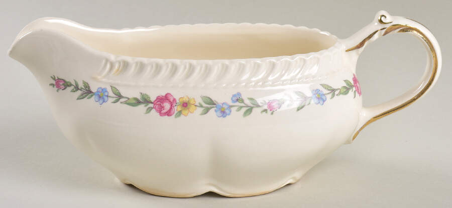 Bouquet Gravy Boat by Harker-1