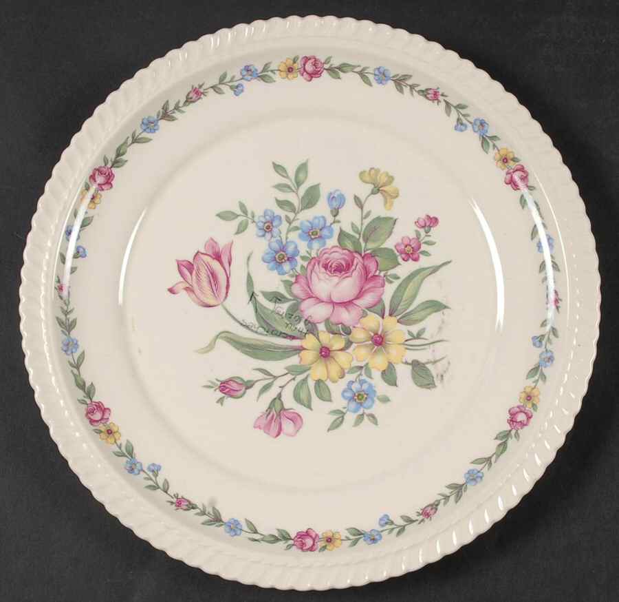 Bouquet Luncheon Plate by Harker-1