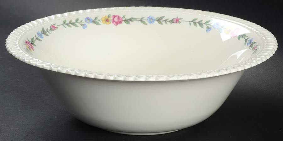 Bouquet 9" Round Vegetable Bowl by Harker-1
