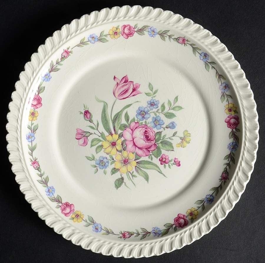 Bouquet Salad Plate by Harker-1