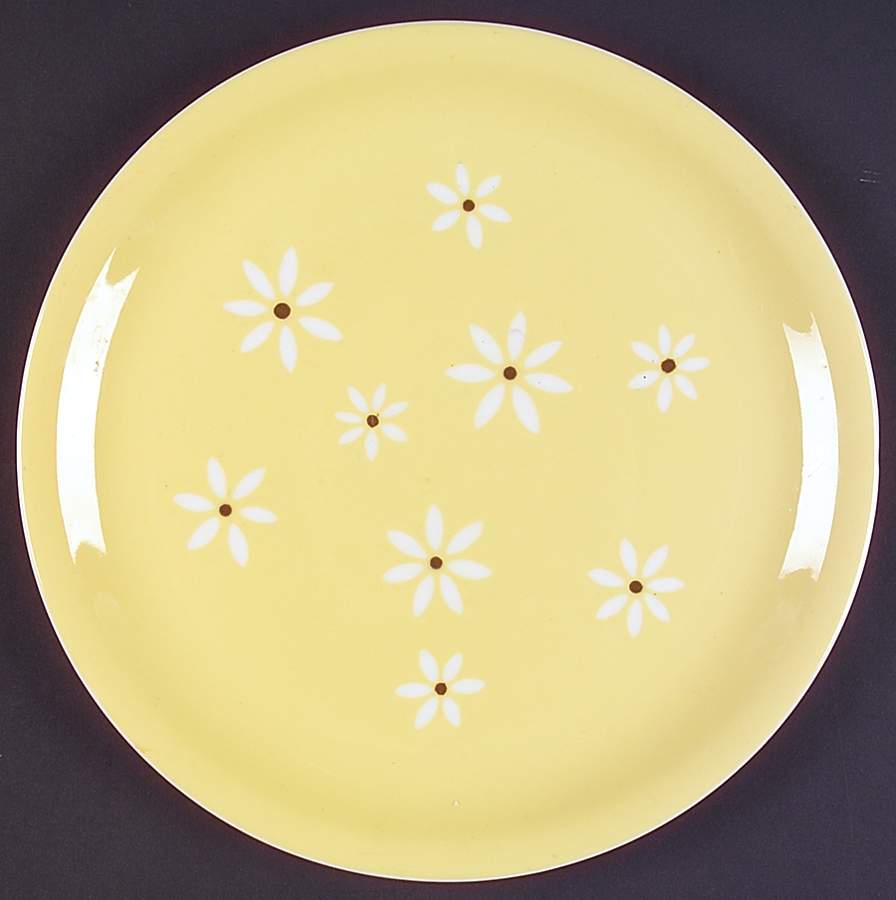 Brown Eyed Susan Yellow 11" Chop Plate (Round Platter) by Harker-1