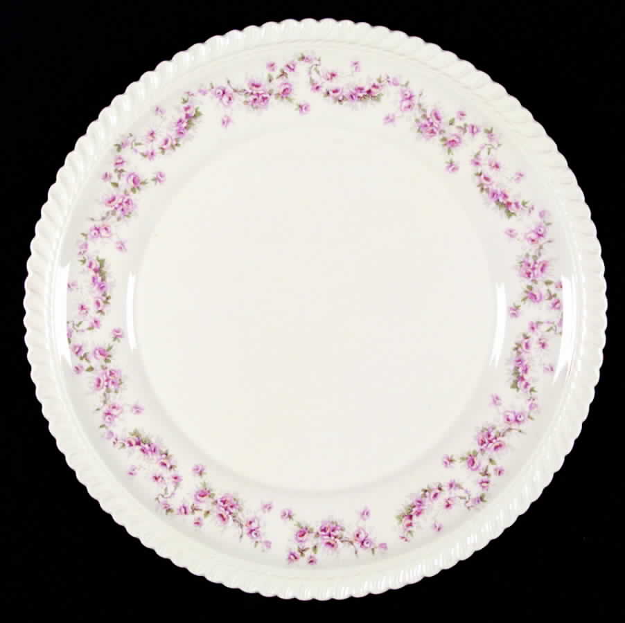 Bridal Rose (Royal Gadroon, No Trim) Dinner Plate by Harker-1