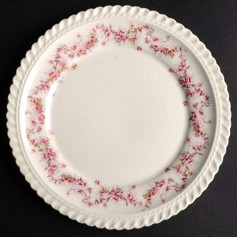 Bridal Rose (Royal Gadroon, No Trim) Bread & Butter Plate by Harker-1