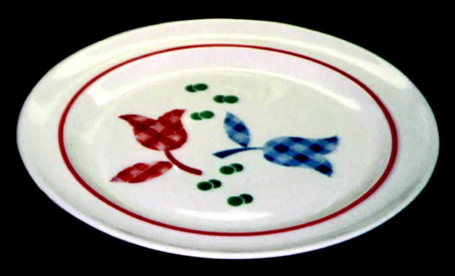 Calico Tulip Dinner Plate by Harker-1