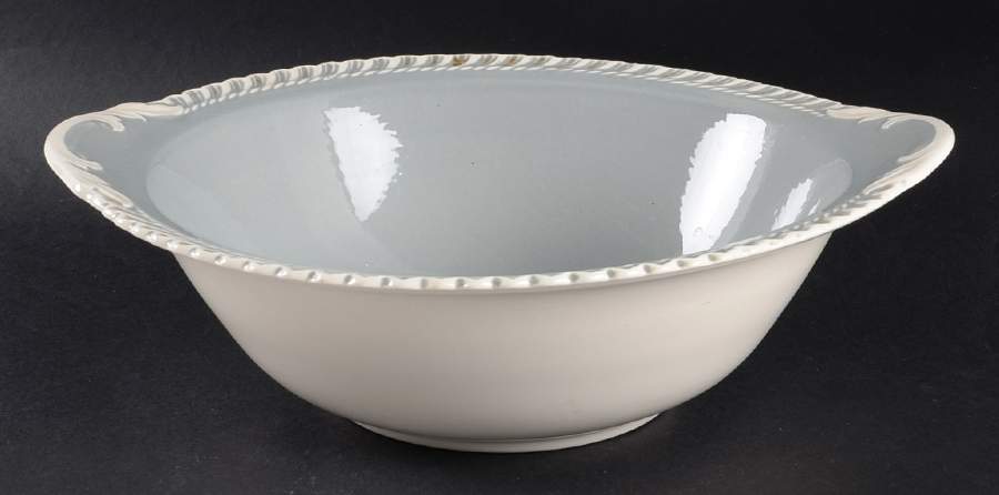 Chesterton Light Gray 10" Round Vegetable Bowl by Harker-1