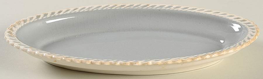 Chesterton Light Gray Relish/Gravy Underplate by Harker-1