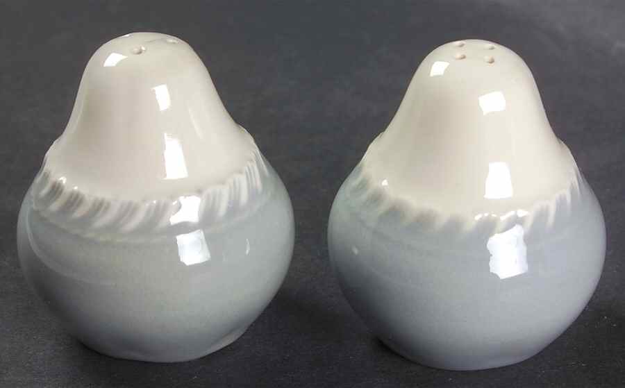 Chesterton Light Gray Salt & Pepper Set by Harker-1