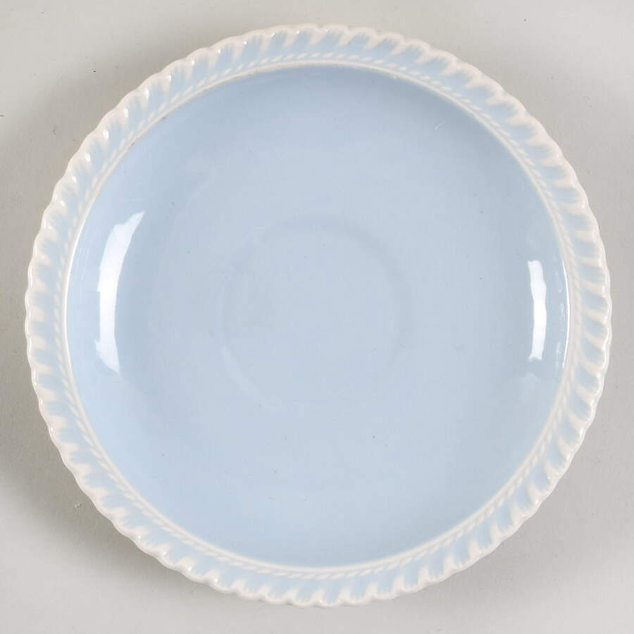Chesterton Blue Saucer by Harker-1