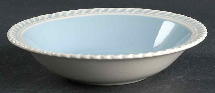 Chesterton Blue Coupe Cereal Bowl by Harker-1