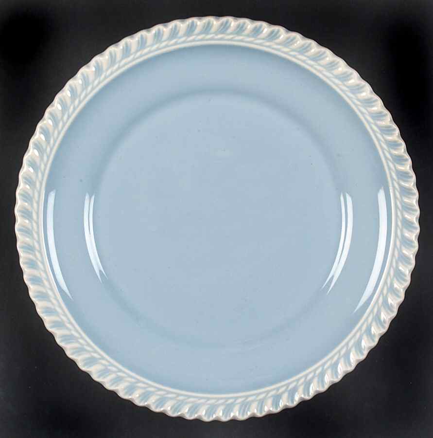 Chesterton Blue Bread & Butter Plate by Harker-1