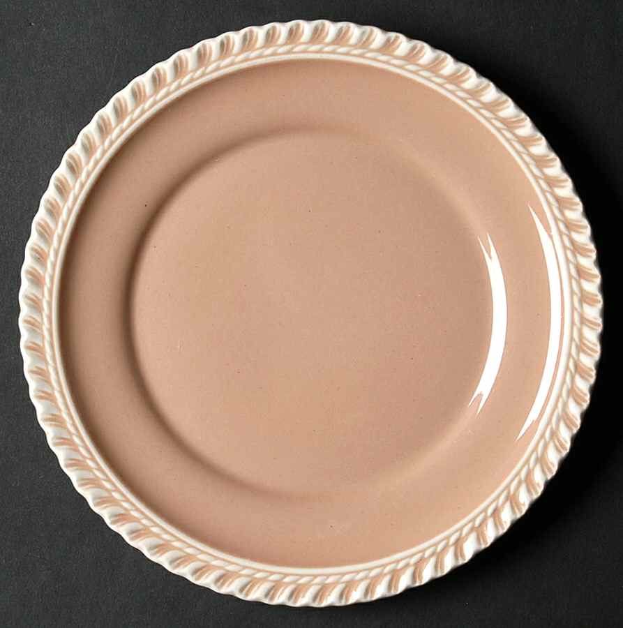 Chesterton Pink Cocoa Bread & Butter Plate by Harker-1