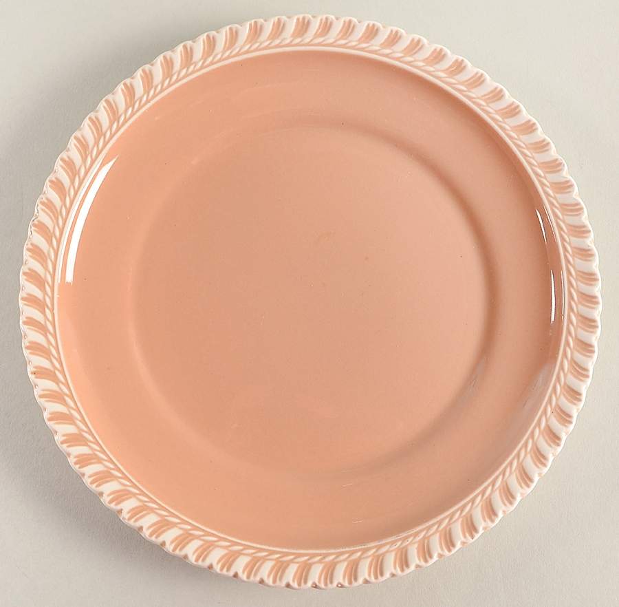 Chesterton Pink Cocoa Salad Plate by Harker-1