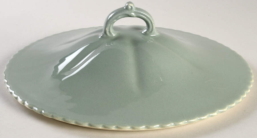 Chesterton Celadon Lid for Round Vegetable by Harker-1