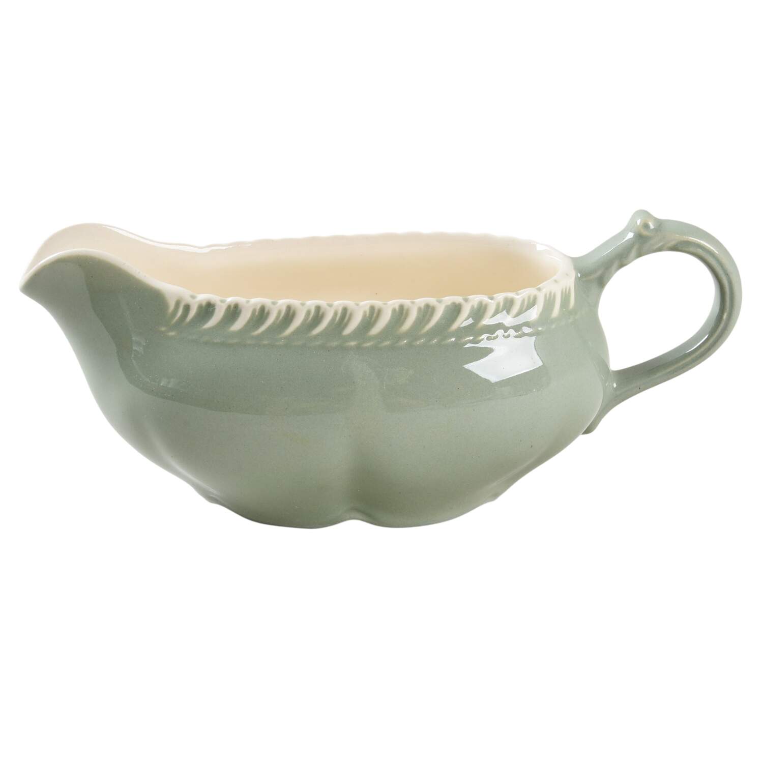 Chesterton Celadon Gravy Boat by Harker-1