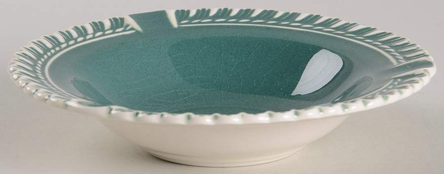 Corinthian (Dark Teal Green) 4" Ashtray by Harker-1