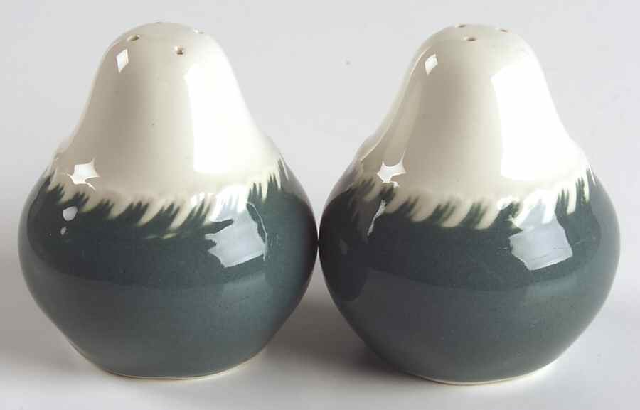 Corinthian (Dark Teal Green) Salt & Pepper Set by Harker-1