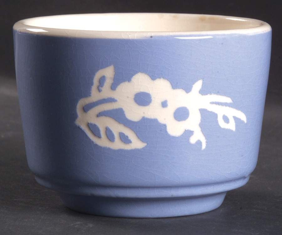 Dainty Flower Blue (Virginia) Bowl-Utility 4" by Harker-1