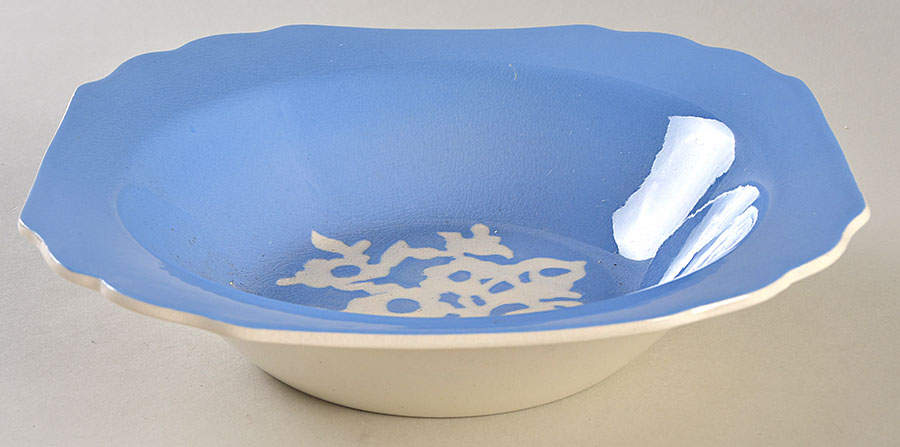 Dainty Flower Blue (Virginia) 8" Round Vegetable Bowl by Harker-1