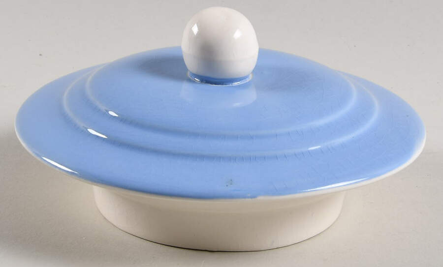 Dainty Flower Blue (Virginia) Lid for Teapot by Harker-1