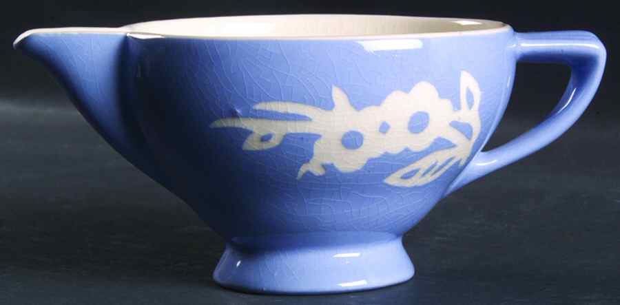 Dainty Flower Blue (Virginia) Creamer by Harker-1