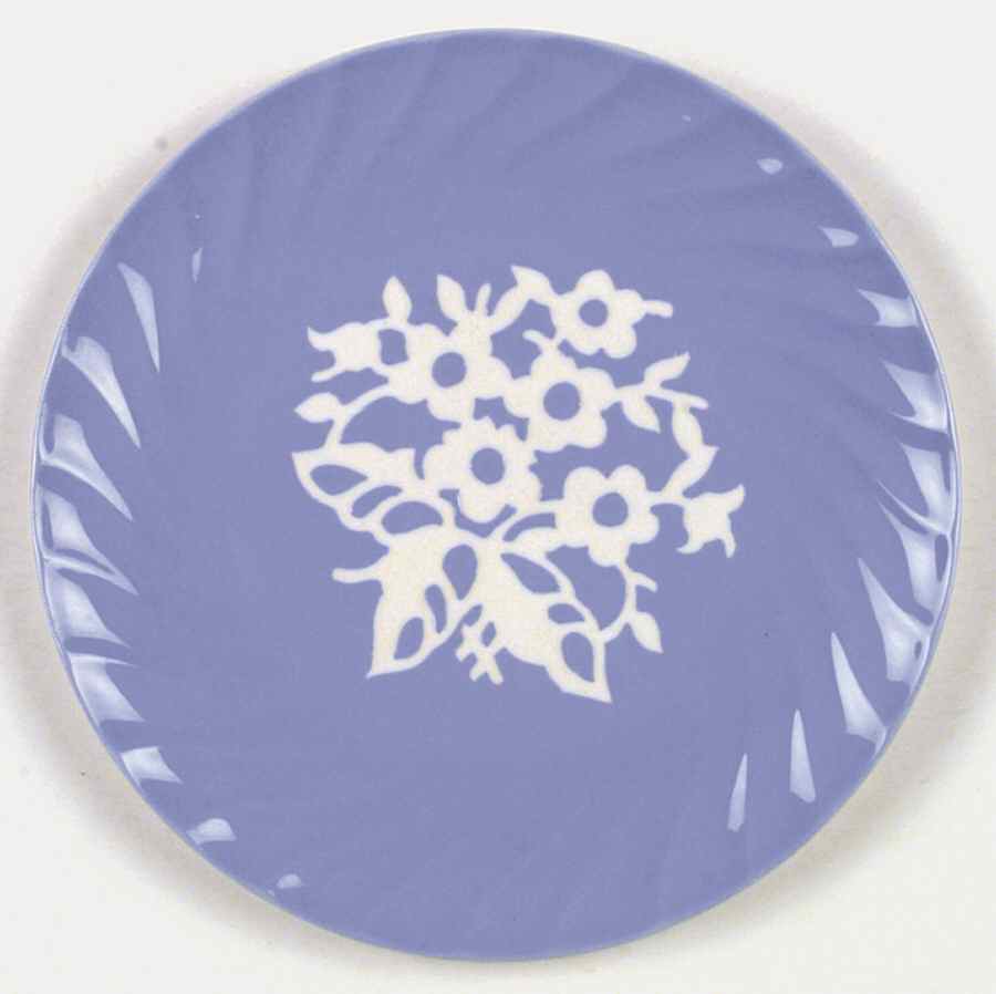 Dainty Flower Blue (Swirl) Dinner Plate by Harker-1
