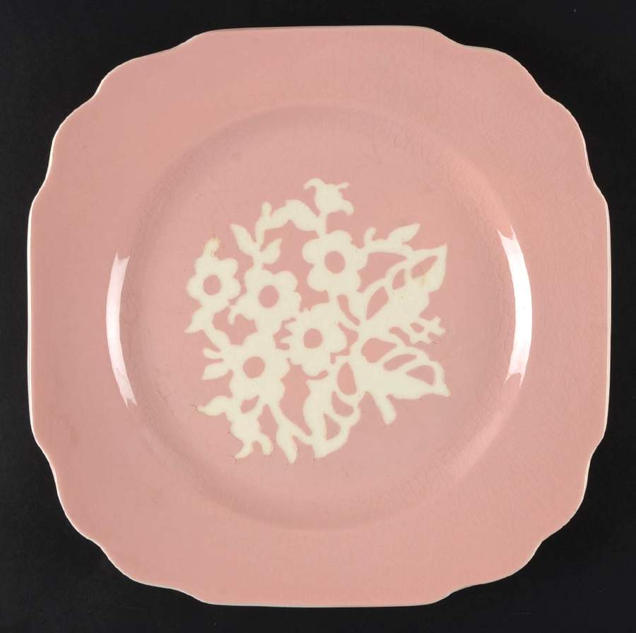Dainty Flower Pink (Virginia) Dinner Plate by Harker-1