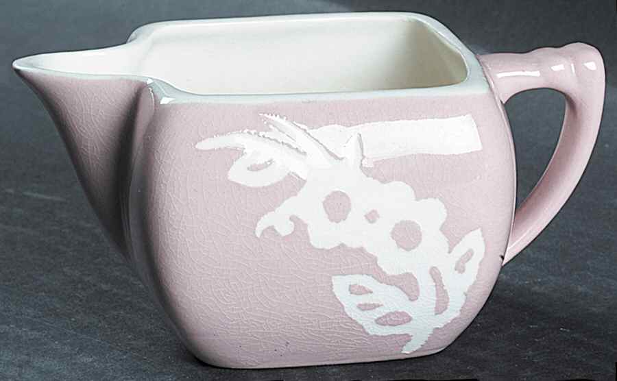 Dainty Flower Pink (Virginia) Creamer by Harker-1