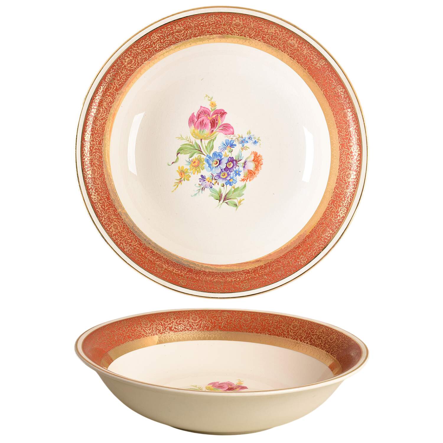Dresden Duchess 9" Round Vegetable Bowl by Harker-1