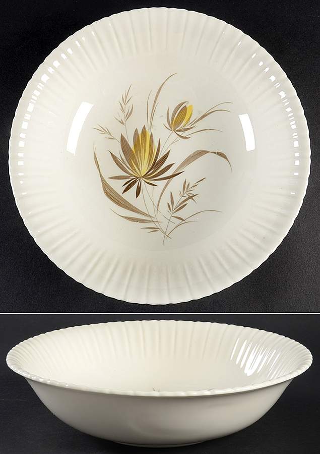 Forest Flower 9" Round Vegetable Bowl by Harker-1