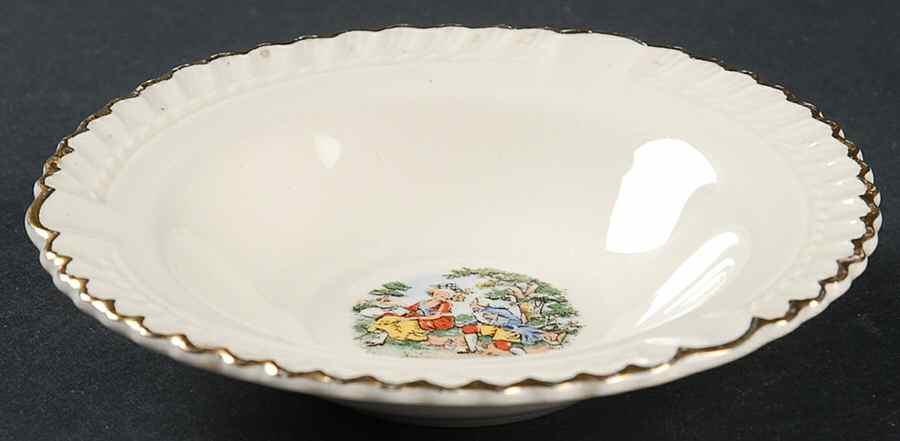 Godey Prints Small Ashtray by Harker-1