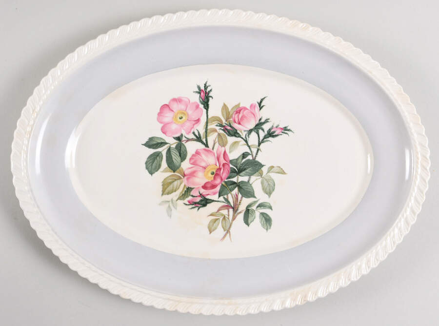 HAR1 13" Oval Serving Platter by Harker-1
