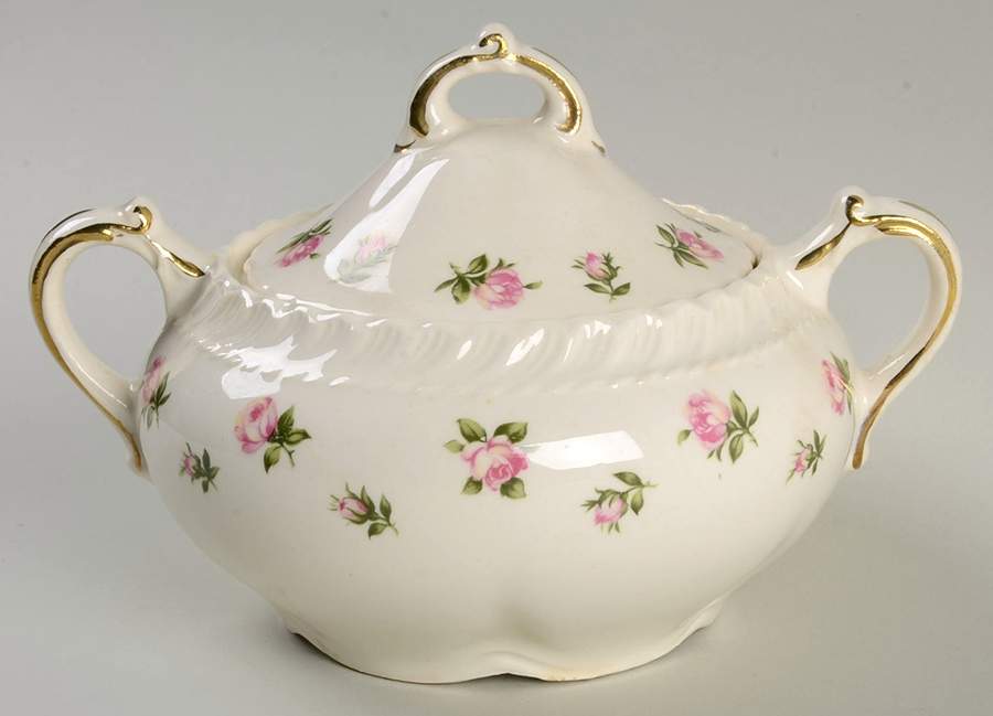 HAR15 Sugar Bowl & Lid by Harker-1