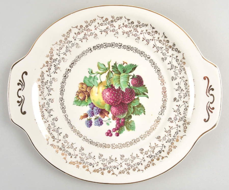HAR26 13" Oval Serving Platter by Harker-1