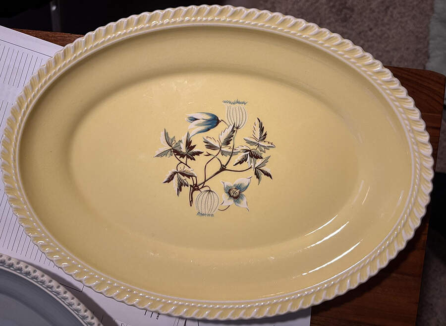 HAR30 14" Oval Serving Platter by Harker-1