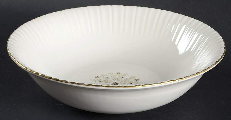 Forget Me Not 9" Round Vegetable Bowl by Harker-1