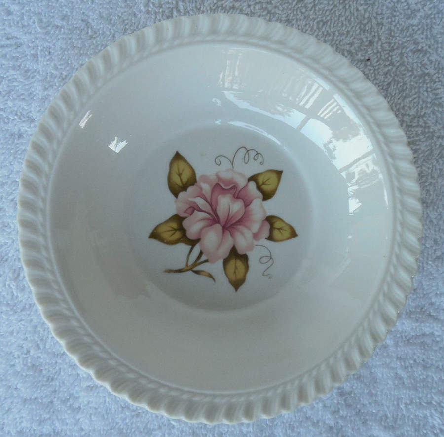 Heaven Pink Rim Cereal Bowl by Harker-1