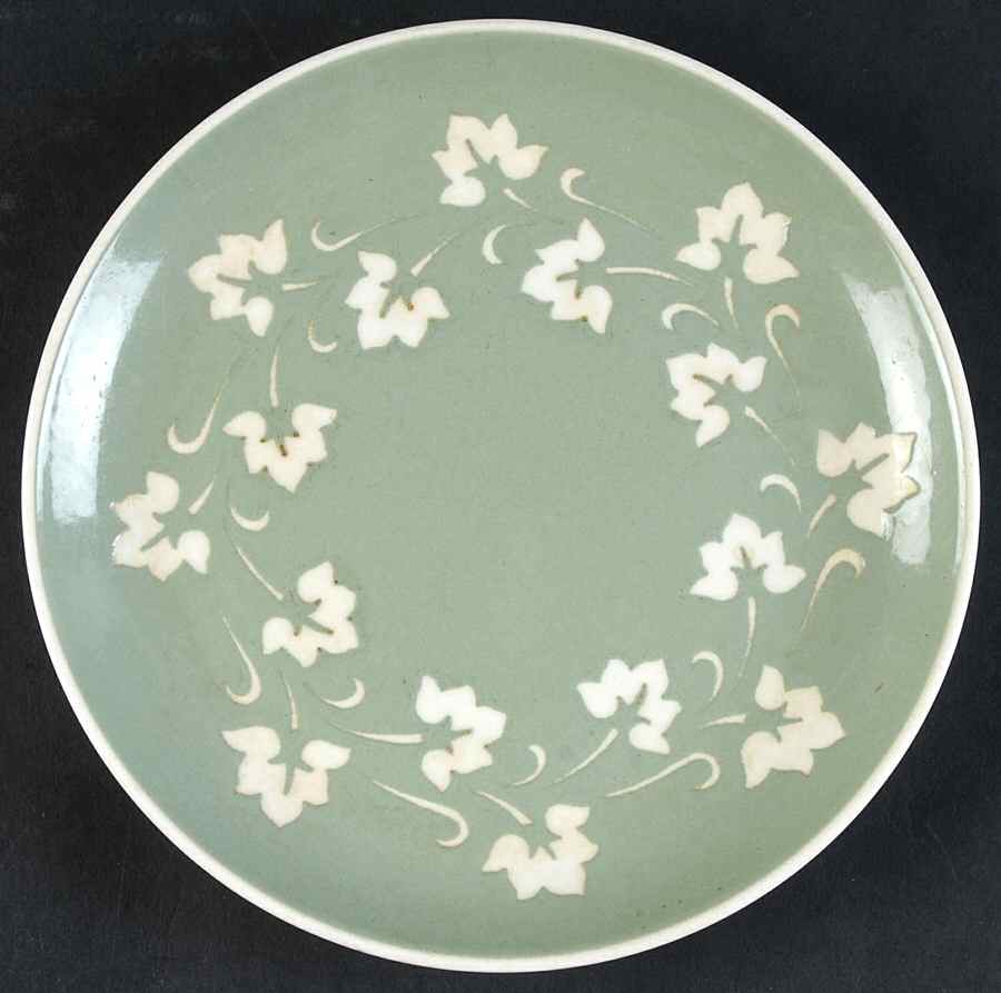 Ivy Wreath Salad Plate by Harker-1