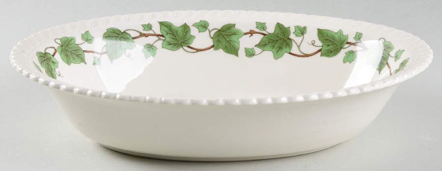 Ivy 9" Oval Vegetable Bowl by Harker-1