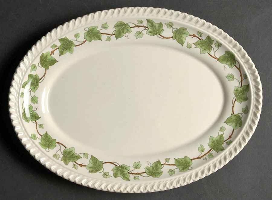 Ivy 11" Oval Serving Platter by Harker-1