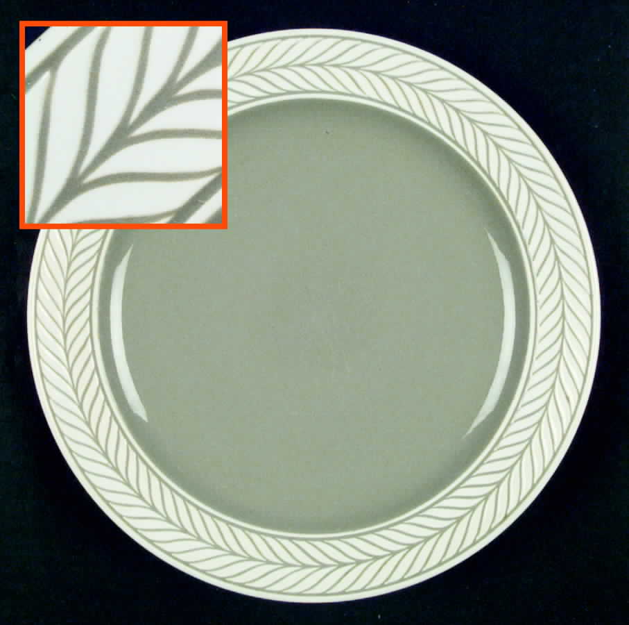 Laurelton Celadon Green Dinner Plate by Harker-1