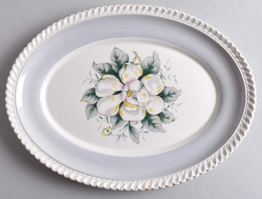Magnolia 11" Oval Serving Platter by Harker-1