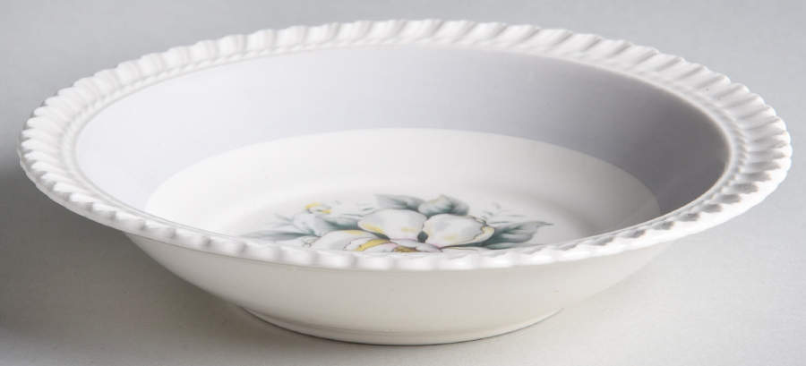 Magnolia Rim Fruit/Dessert (Sauce) Bowl by Harker-1