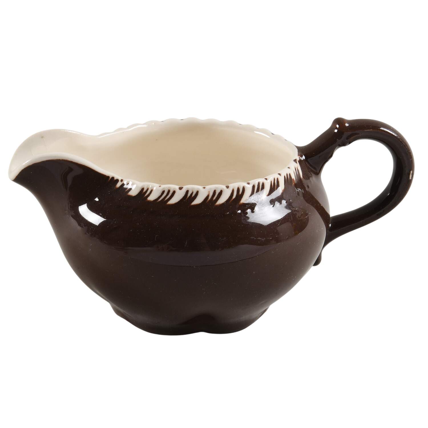 Pate Sur Pate Chocolate (Brown) Creamer by Harker-1