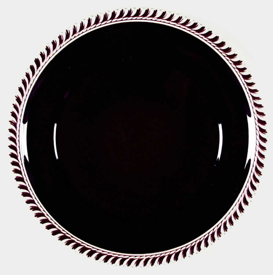 Pate Sur Pate Chocolate (Brown) Dinner Plate by Harker-1