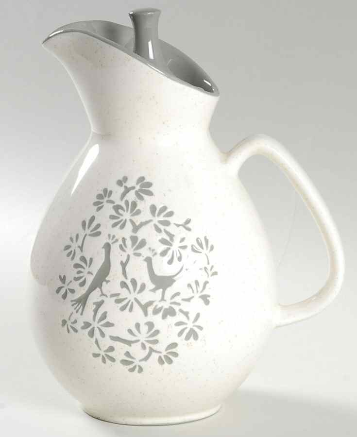 Peacock Alley Pitcher & Lid by Harker-1