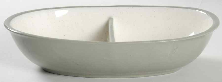 Peacock Alley 10" Oval Divided Vegetable Bowl by Harker-1