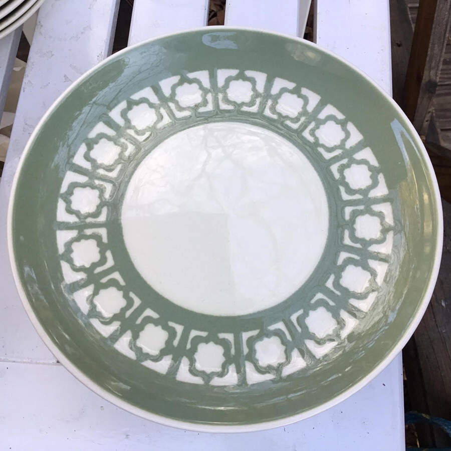 Persian Key Salad Plate by Harker-1
