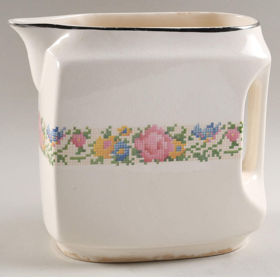Petit Point 64 Oz Pitcher, No Lid by Harker-1